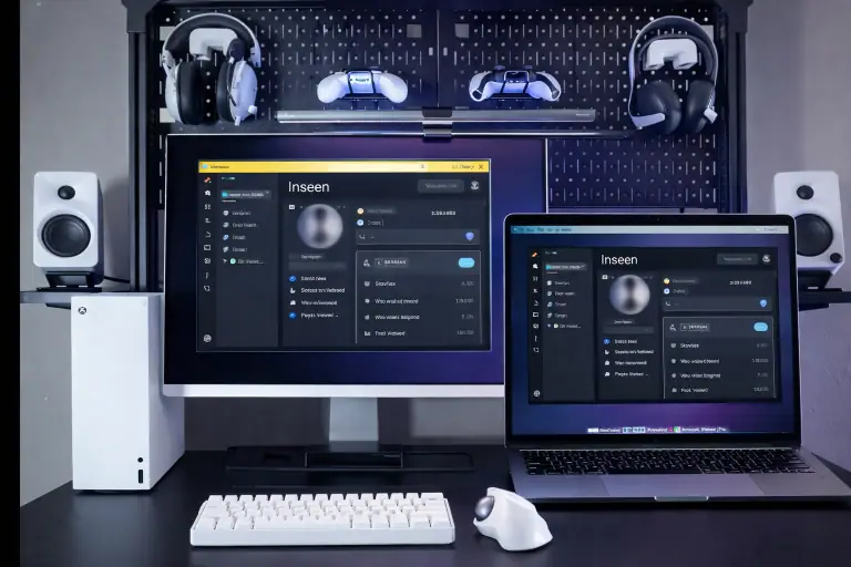 InSeen APK running on PC and Mac using Android emulator interface